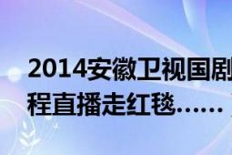 2014安徽衛(wèi)視國劇盛典可以在哪看（想看全程直播走紅毯……）