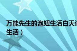 萬能先生的泡妞生活白天講座同事篇攻略（萬能先生的泡妞生活）