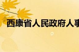 西康省人民政府人事廳（西康省人民政府）