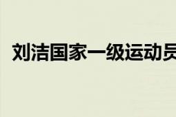 劉潔國(guó)家一級(jí)運(yùn)動(dòng)員（劉潔 國(guó)家一級(jí)演員）