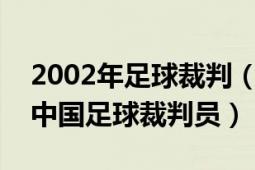 2002年足球裁判（劉威 1980年12月出生的中國足球裁判員）