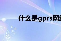 什么是gprs網(wǎng)絡(luò)（什么是GPRS）