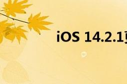 iOS 14.2.1更新（iOS 14）