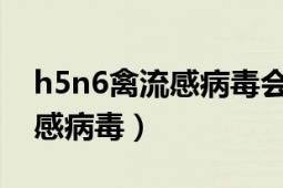 h5n6禽流感病毒會傳染給人嗎（H5N6禽流感病毒）