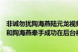 非誠勿擾陶海燕陸元龍視頻完整版（非誠勿擾第四期陸元龍和陶海燕牽手成功在后臺(tái)被采訪時(shí)候的那個(gè)插曲名稱）