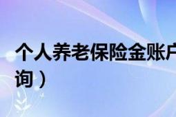 個(gè)人養(yǎng)老保險(xiǎn)金賬戶查詢（個(gè)人養(yǎng)老保險(xiǎn)金查詢）