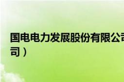 國電電力發(fā)展股份有限公司待遇（國電電力發(fā)展股份有限公司）