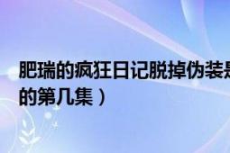 肥瑞的瘋狂日記脫掉偽裝是哪一集（這是肥瑞的瘋狂日記里的第幾集）