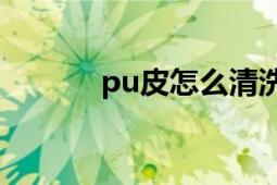 pu皮怎么清洗（PU皮帶膠水）