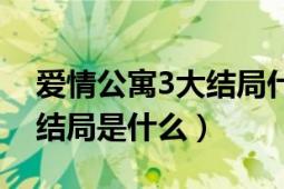 愛情公寓3大結(jié)局什么意思（愛情公寓3的大結(jié)局是什么）