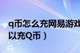 q幣怎么充網(wǎng)易游戲（”盛易游戲通”可不可以充Q幣）