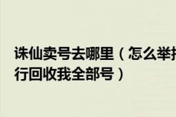 誅仙賣號(hào)去哪里（怎么舉報(bào)一個(gè)誅仙私服叫嘟嘟誅仙今天強(qiáng)行回收我全部號(hào)）