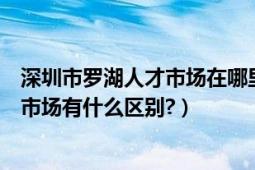 深圳市羅湖人才市場在哪里（深圳的羅湖人才市場與人才大市場有什么區(qū)別?）