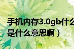 手機(jī)內(nèi)存3.0gb什么意思（手機(jī)3.02g可用6g是什么意思?。?></div></a><div   id=