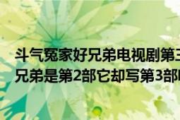 斗氣冤家好兄弟電視劇第三部（為什么安徽臺(tái)演斗氣冤家好兄弟是第2部它卻寫第3部呢）