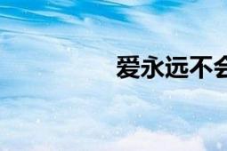 愛永遠(yuǎn)不會(huì)消失（歌詞）